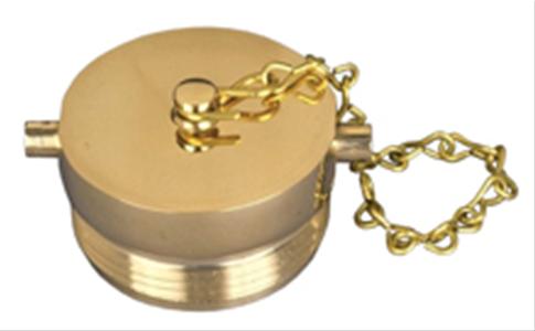 Brass Plug with Chain- Pin Lug, 1-1/2