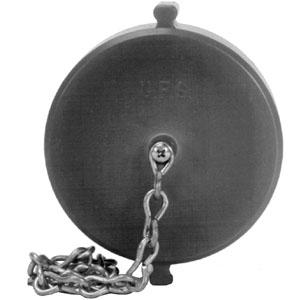 Thermoplastic Cap with Chain 1-1/2