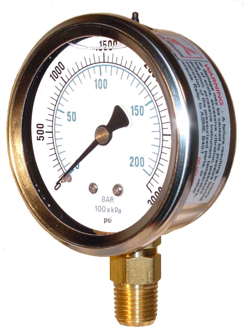 Model 201L-208A gauge, 2.0 dial, 1/8 mount, 30-0 VAC